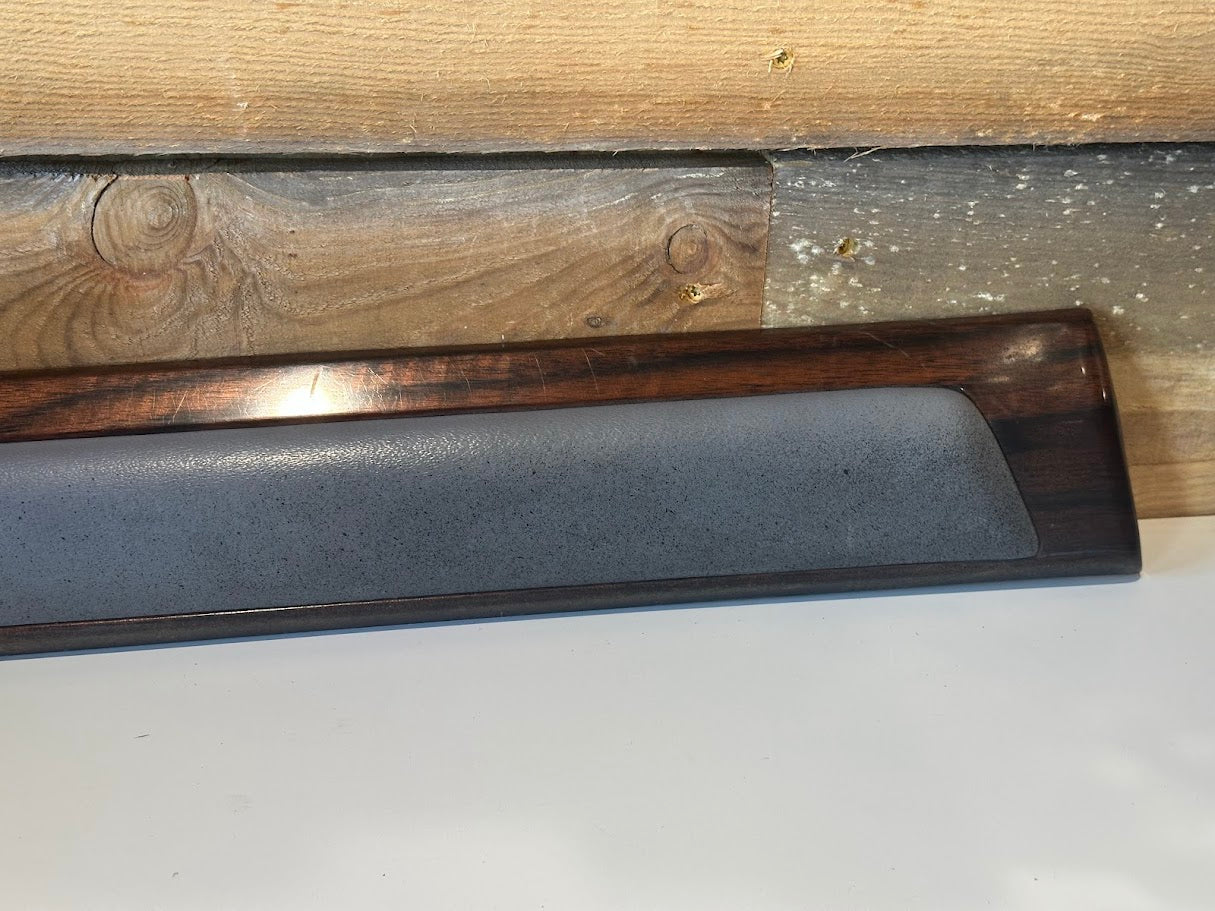 Jeep - 1984-1996 Jeep Cherokee XJ OEM LH Gray Interior Door Panel Upper Woodgrain Trim - USED