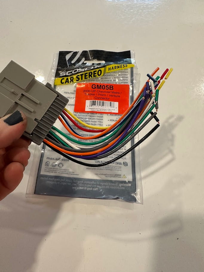 Chevy - Scosche GM05B Car Stereo Wiring Harness for Select 2000-Up Chevrolet Vehicles