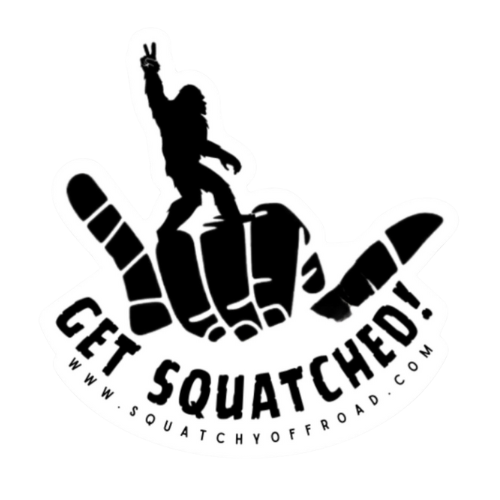 Get Squatched Sasquatch Shaka Decal