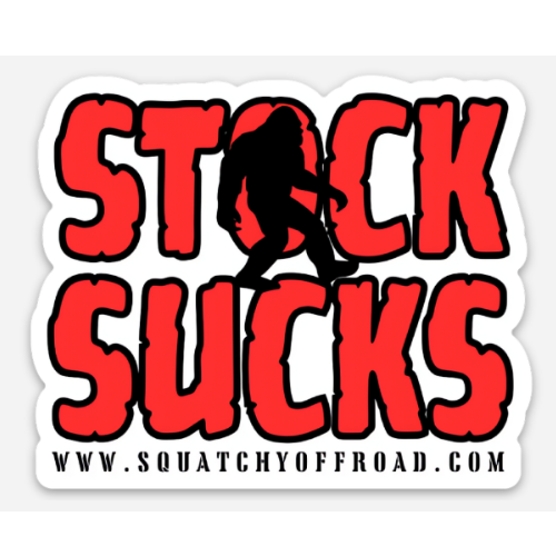 Stock Sucks Squatchy Offroad Decal