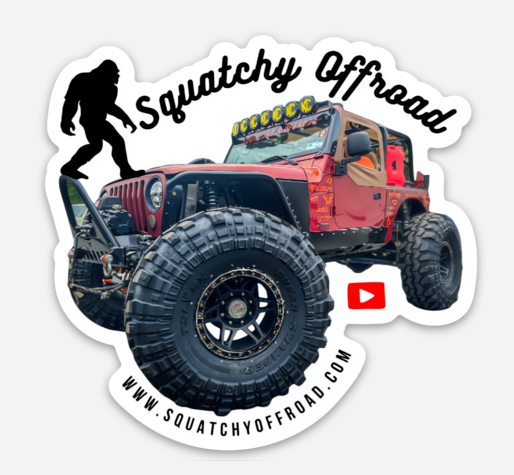 Squatchy TJ Decal