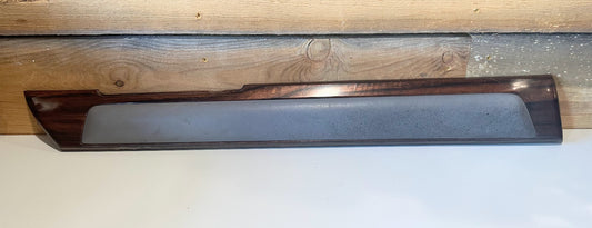 Jeep - 1984-1996 Jeep Cherokee XJ OEM LH Gray Interior Door Panel Upper Woodgrain Trim - USED